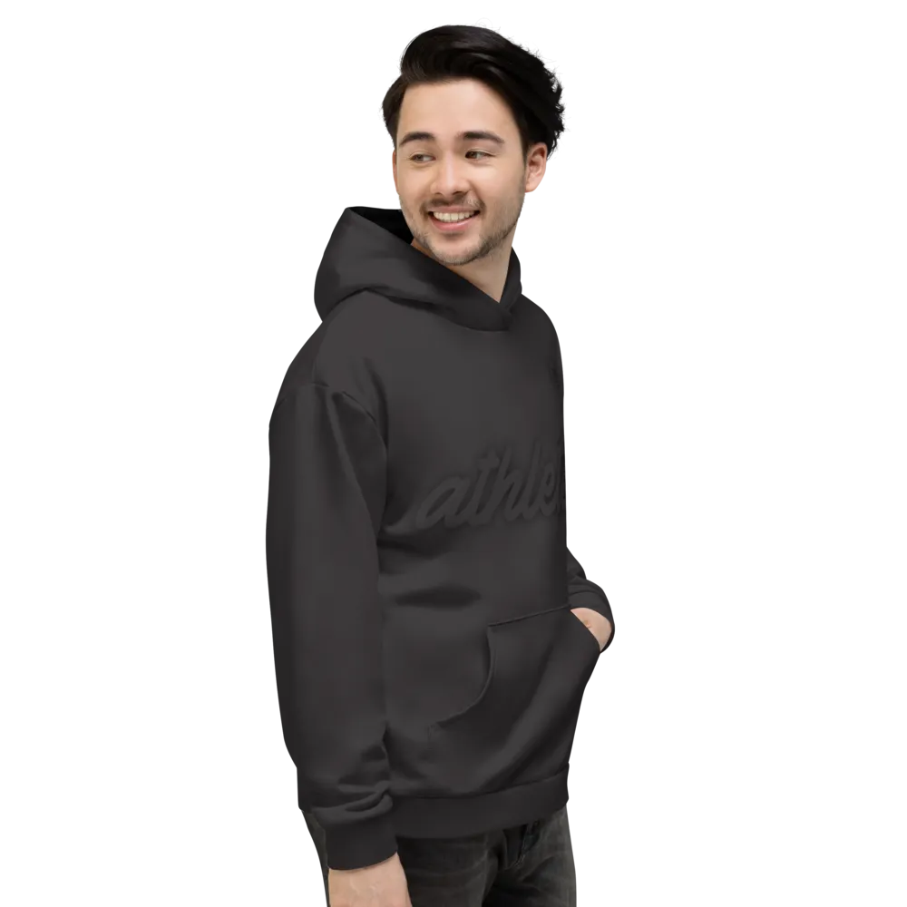 Men's Hooded Sweatshirt - Black Out
